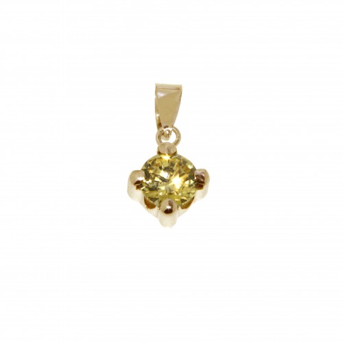 Gold pendant 10kt, 11-6P